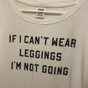 PINK drop shoulder shirt